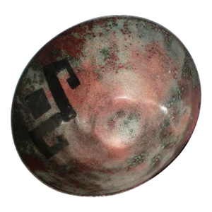 Copper Enamel Bowl Circa 80s