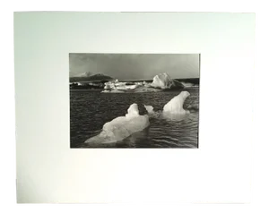 1970s "Skeiderarjokull" Icelandic Landscape Photograph by Fred Picker