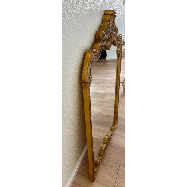 Vintage Rococo Style Large Wall Mirror For Sale In Sacramento - Image 6 of 11
