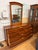 Brown Circa 1999 Impressions by Thomasville Bridges Collection Dresser + Mirror For Sale - Image 8 of 12