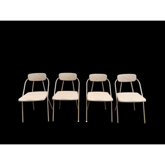 Mid-Century Cosco Stylaire Folding Chair Set of Four For Sale - Image 4 of 12