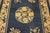 Textile Exceptional Navy Blue Color With Great Florid Design Antique Chinese Peking Rug For Sale - Image 7 of 14