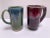 Earthy Vintage Handmade Drip Glaze Tall Pottery Mugs, Set of Two For Sale In Sacramento - Image 6 of 8