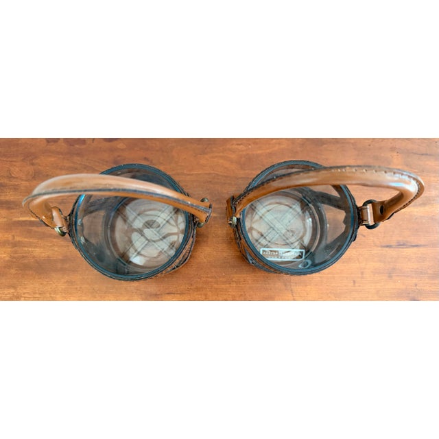 Brown Horse Harness Hurricane Lamps Candleholders - Pair For Sale - Image 8 of 11