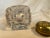 Early 20th Century Early 20th Century Large Glass Inkwell With Brass Top For Sale - Image 5 of 6