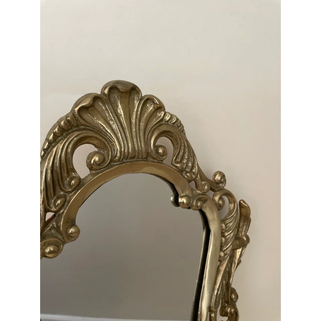 Victorian Brass Vanity Mirror Chairish