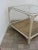 Mid-Century Metal Faux Bamboo Patio End Table For Sale In Philadelphia - Image 6 of 10
