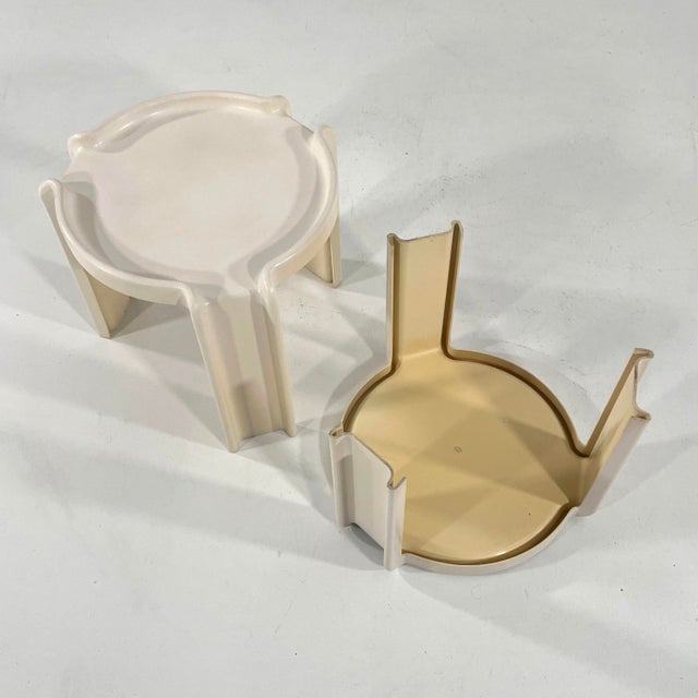 Side Tables by Giotto Stoppino for Kartell, 1970s, Set of 2 For Sale - Image 6 of 8