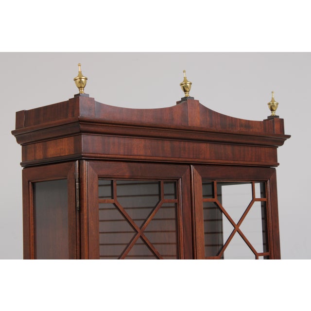 Jasper Federal Mahogany Secretary Desk Bookcase For Sale - Image 13 of 17