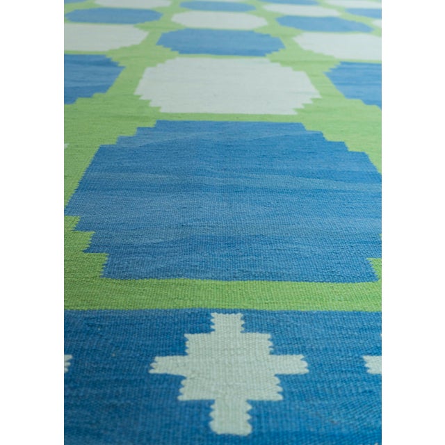 Turkish Turkish Kilim Oriental Handmade Flatweave 10'1" x 14'1" #20142 For Sale - Image 3 of 8
