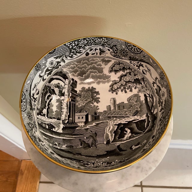 Italian Vintage Spode Italian Bowl For Sale - Image 3 of 5