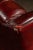 Vintage Tufted Leather Wingback Chesterfield Armchair in Oxblood For Sale - Image 13 of 14