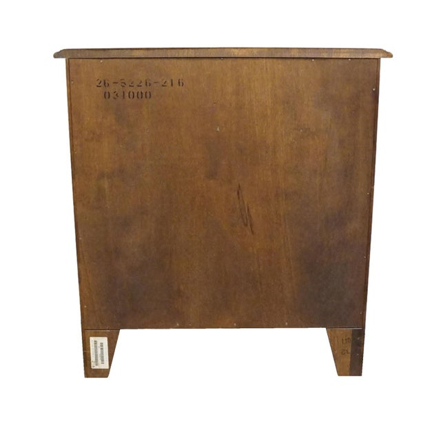 Ethan Allen Country French Collection 26" Cabinet Nightstand 26-5226 - 216 Bordeaux Finish For Sale - Image 12 of 15