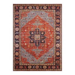 Pasargad Home Serapi Rust Wool Area Rug- 8' 0'' X 10' 0'' For Sale