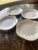 Indigo Rose Plates by Nautica, Bermuda Tableware, Portugal. Set of 4 'salad' plates. Makers Mark.