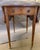 Wood Pair of 1920s English Inlaid Mahogany Dropleaf Pembroke Tables For Sale - Image 7 of 8