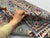 Blue Gray Persian-Style Floral Wool Runner Rug, Natural Dyes, 2'9" X 9'7" For Sale - Image 9 of 14