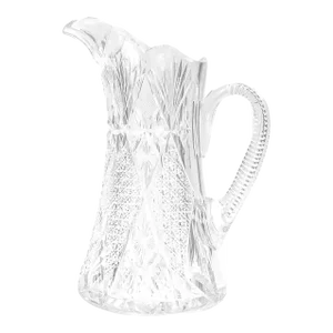 Large Signed Hawkes American Brilliant Period Jubilee Cut Glass Water or Cocktail Pitcher