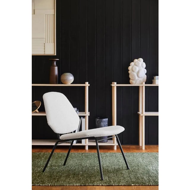 Wood Lean Stone Grey Chair by Nur Design For Sale - Image 7 of 13