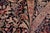 Textile Shabby Chic Willaim Morris Design Black/Black Wool Rug - 9'0'' X 12'2'' For Sale - Image 7 of 10