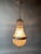 A refined 1980s French Louis XVI-style basket chandelier, beautifully crafted in bronze with an elegant silver-toned...