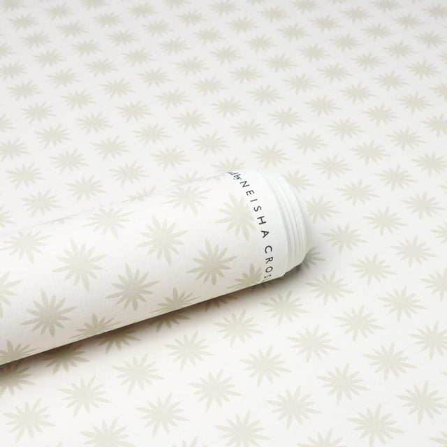 Schumacher Schumacher x Neisha Crosland Star Anise Wallpaper in Mink For Sale - Image 4 of 5