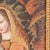 Textile Virgin and Child, Late 19th Century, Oil on Canvas, Framed For Sale - Image 7 of 13