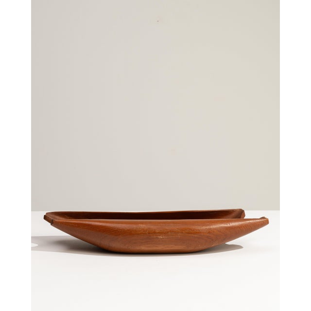 Mid 20th Century Denmark Scandinavian Chestnut Teak Tray For Sale - Image 14 of 18