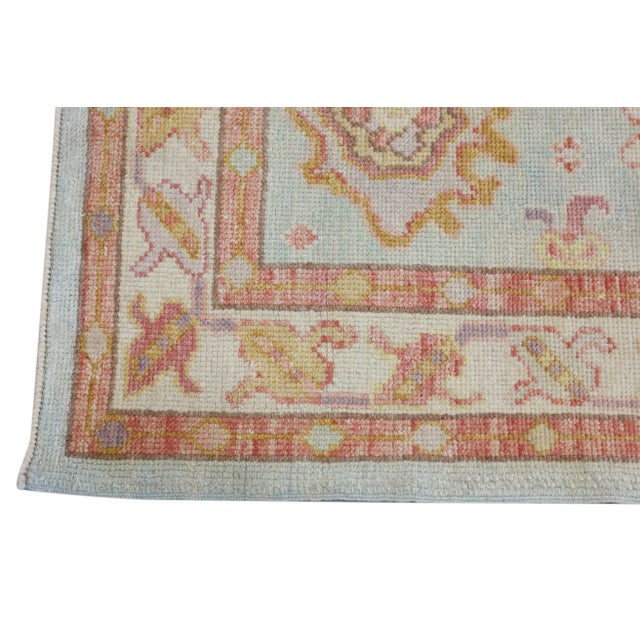 Early 21st Century Modern Turkish Oushak Rug 2'10" x 4'9" For Sale - Image 5 of 10