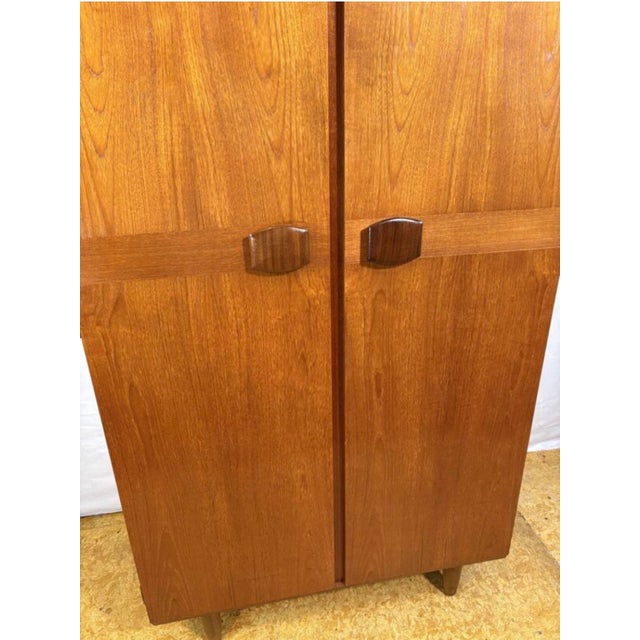 Mid-Century Modern Vintage Teak Double Wardrobe from Stonehill, 1960s For Sale - Image 3 of 15