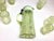 Rare Northwood Opalescent Daffodil Uranium Glass Pitcher & Six Glasses Water Lemonade Set. This is a phenomenal set. You...