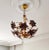 Art Deco Vintage Chandelier Murano Brown Glass For Sale - Image 3 of 14