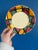 Vintage Ceramic Dessert Plates in Colorful Design in the style of Vallauris, Set of 8 For Sale - Image 4 of 6