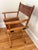 Campaign 1980s American Suede Directors or Campaign X-Chair For Sale - Image 3 of 10
