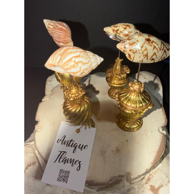 Vintage Celestial Meets the Sea Placeholders - Set of 4-Coastal Art Sculpture For Sale - Image 4 of 4