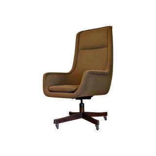 Mid-Century Ward Bennett Executive Desk Chair For Sale