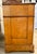 Early 1900s Architectural Oak Display Glass-Front Cabinet on Chest For Sale - Image 11 of 18