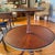 Round Tier Three Leg Regency Salon Table With Gold Claw Feet and Gold Accent For Sale - Image 12 of 18