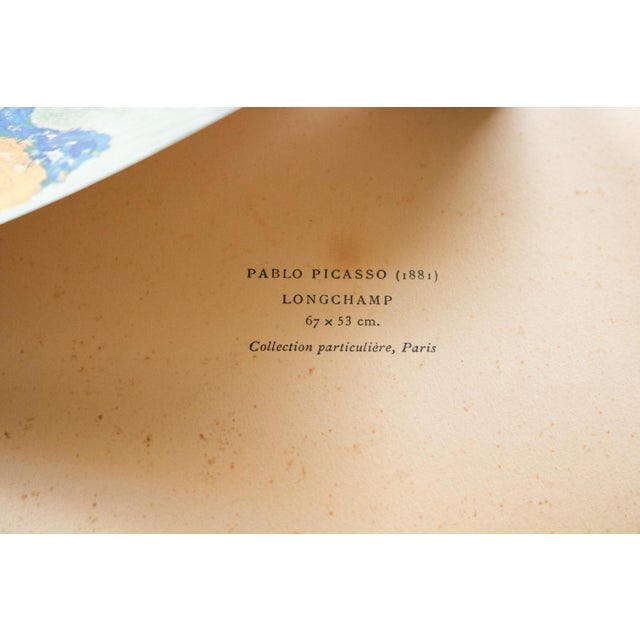 1940s After Pablo Picasso, "Longchamp" First Edition Period Swiss Offset Lithograph For Sale In Dallas - Image 6 of 8