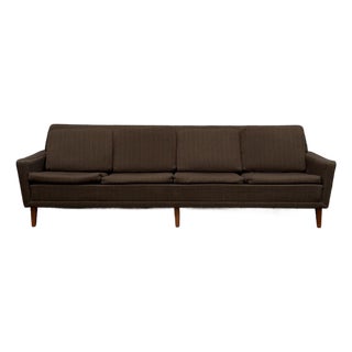 Mid-Century Danish Modern Four Seat Sofa by Folke Ohlsson for Dux For Sale