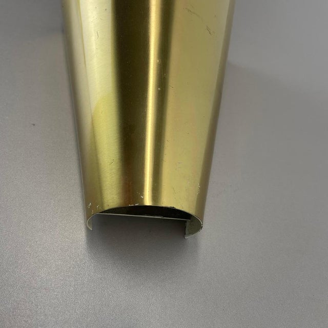 Metal Brass Hole Pattern Theatre Wall Light in the style of Stilnovo, Italy, 1950s For Sale - Image 7 of 17