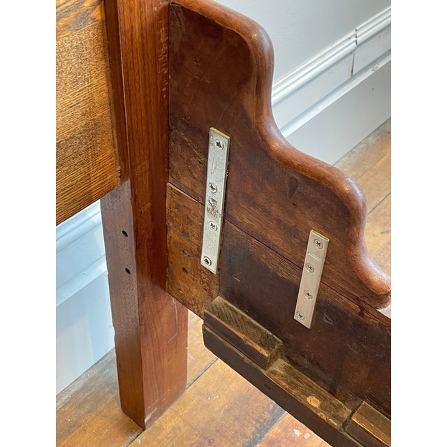 Antique Victorian/Eastlake Walnut Full Size Bed For Sale - Image 10 of 15