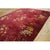 1920s 1920s Deep Red Field Floral Greek Key Antique Chinese Art Deco 8'10" X 11'6" Rug For Sale - Image 5 of 9