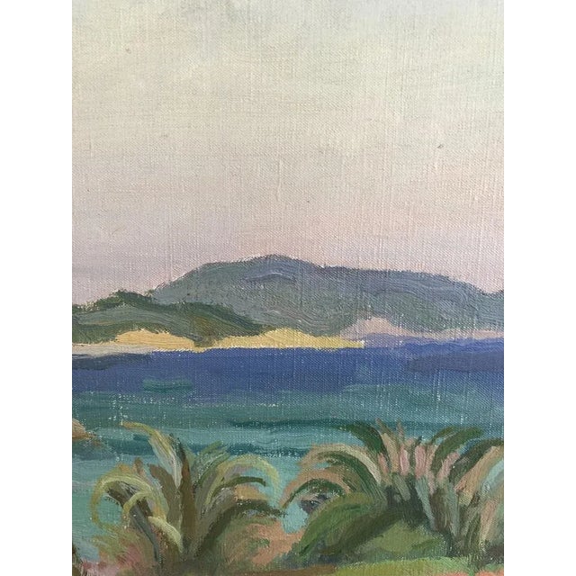 Armand Cacheux, Bord de Mer et Voilier, Oil on Canvas For Sale - Image 5 of 8