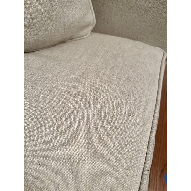 Ethan Allen Melrose Too Chaise MidCentury Modern Style Sectional Sofa