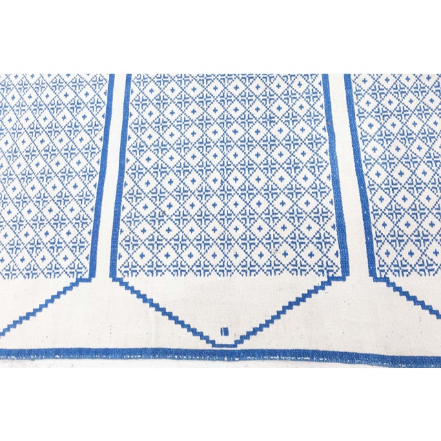 Traditional Doris Leslie Blau Vintage 1940s Indian Cotton Double-Sided Runner For Sale - Image 3 of 10