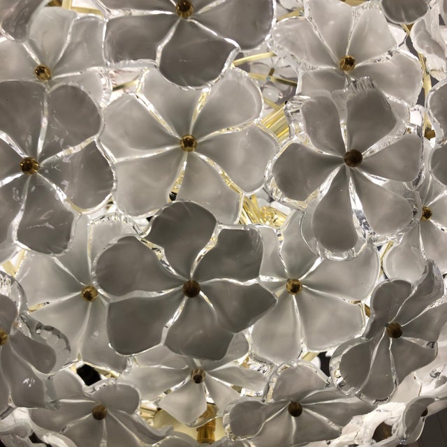 Large Gardenia Ball Ceiling Lamp For Sale - Image 4 of 5