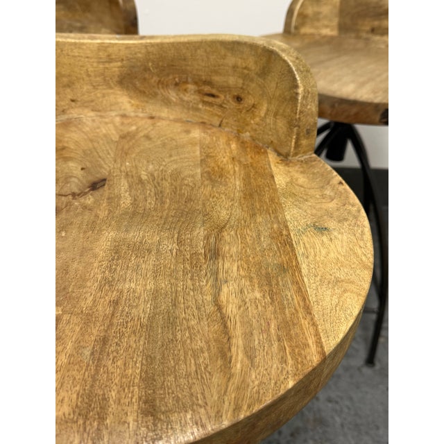 Arteriors Henson Counter Stools, Set of Three For Sale - Image 9 of 12