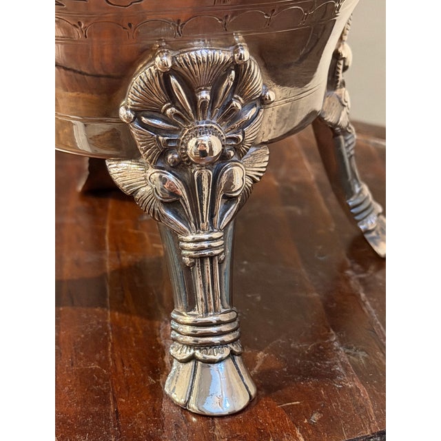 Late 19th Century Rogers Smith & Co. Meriden Engraved Quadruple Plate Coffee Pot For Sale - Image 9 of 12