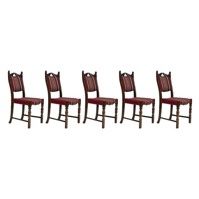 Danish Dining Chairs, 1960s, Set of 5 For Sale